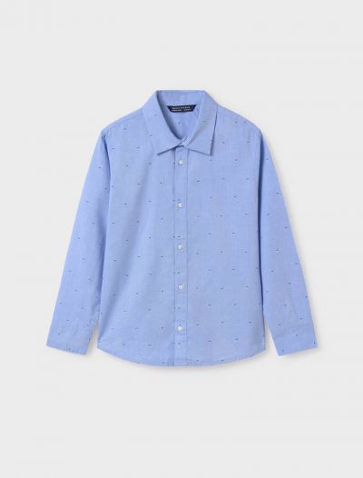 Camicia manica lunga Mayoral - azzurro