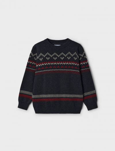 Maglia manica lunga Mayoral - grigio rosso