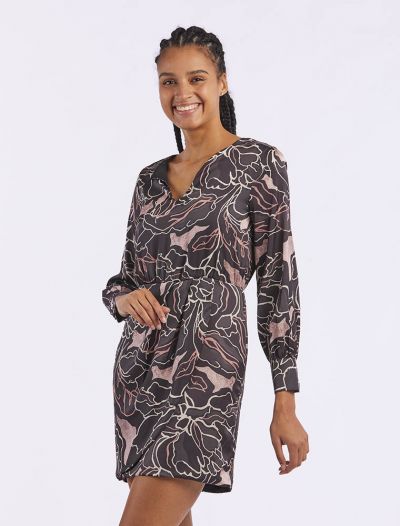 Abito Artigli - nero cipria