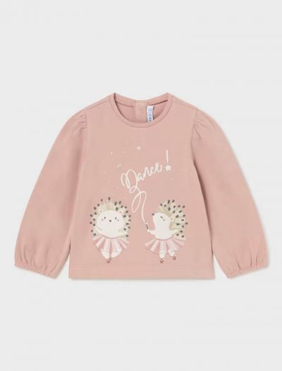 T-shirt manica lunga Mayoral - rosa