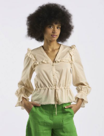 Camicia manica lunga Emme - burro