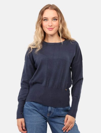 Maglia manica lunga Yes Zee - blu notte