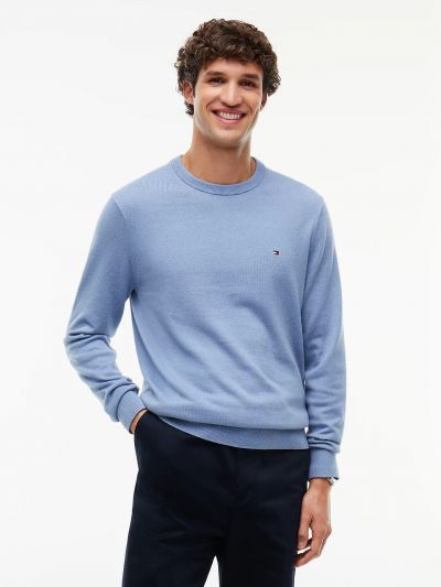 Maglia manica lunga casual Tommy Hilfiger - light blu