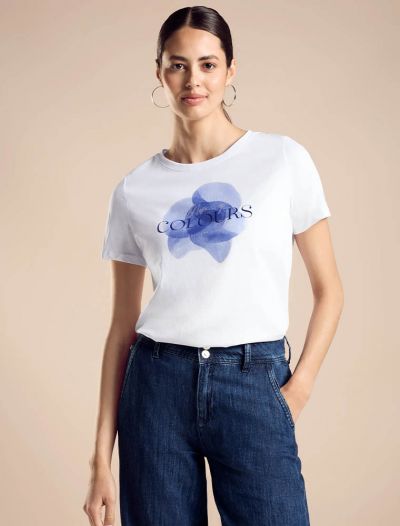 T-shirt manica corta Street One - bluette