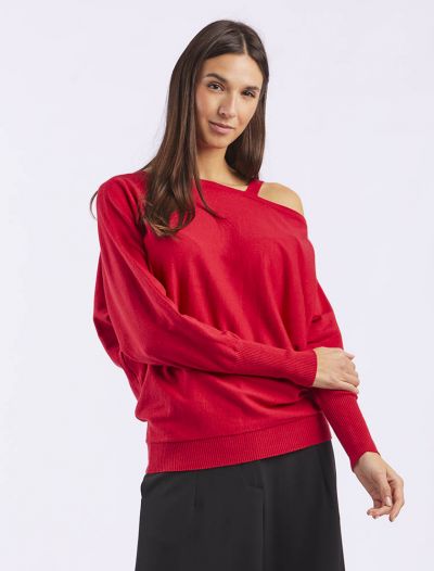 Maglia manica lunga Fly Girl - ciliegia