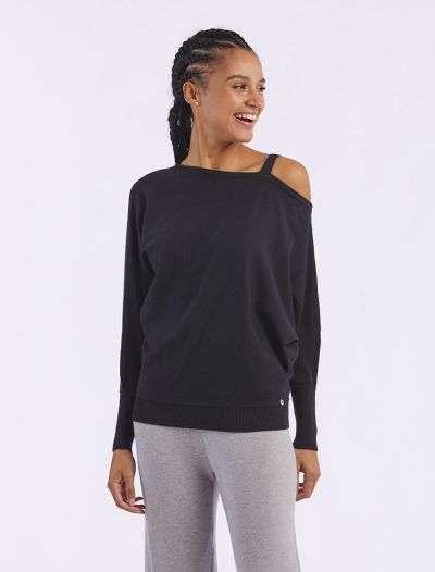 Maglia manica lunga Fly Girl - nero