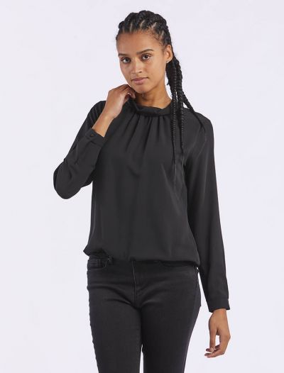 Camicia manica lunga giovane Fly Girl - nero