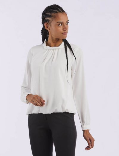 Camicia manica lunga giovane Fly Girl - panna