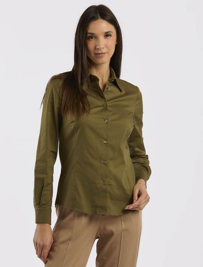 Camicia manica lunga giovane San Babila - army