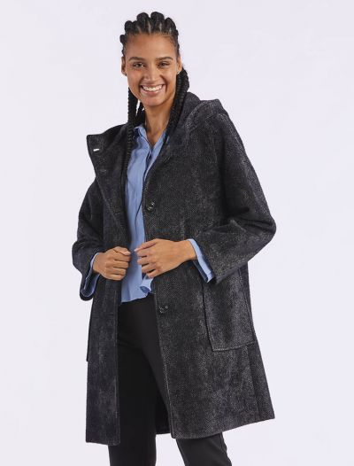 Giaccone Laura Nobile - nero