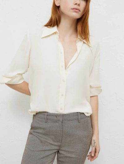 Camicia manica lunga Marella - panna