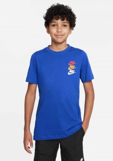 T-shirt manica corta sportiva Nike - bluette