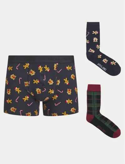 Calzini cotone lunghi Jack & Jones - blu