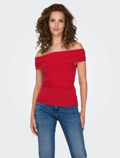Top Jdy - rosso