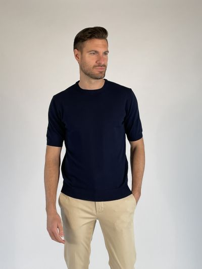 T-shirt manica corta Morgano - blu