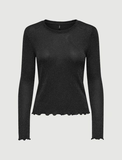 Maglia manica lunga Only - black