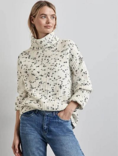 Pullover manica lunga Street One - bianco