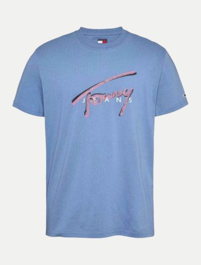 T-shirt manica corta Tommy Jeans - blue