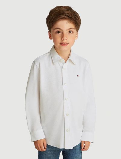 Camicia manica lunga Tommy Hilfiger - bianco