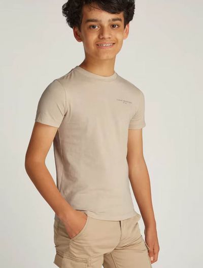 T-shirt manica corta Tommy Hilfiger - beige