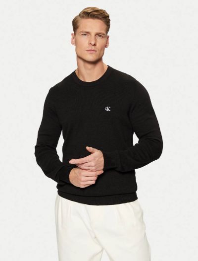 Maglia manica lunga Calvin Klein - black