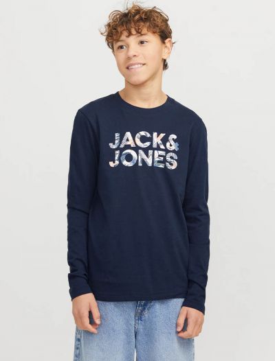 T-shirt manica lunga Jack & Jones - navy