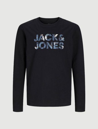 T-shirt manica lunga Jack & Jones - black