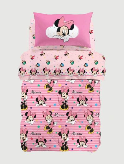 Trapunta 1 piazza Disney - rosa