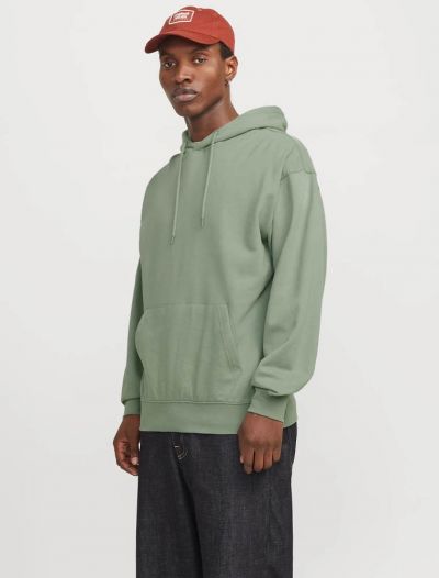 Maglia in felpa cappuccio Jack & Jones - green