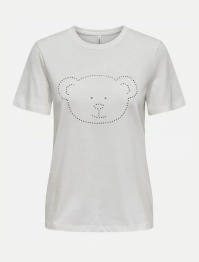 T-shirt manica corta Only - white