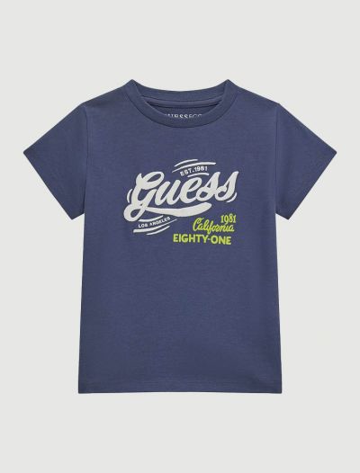 T-shirt manica corta Guess - denim blu