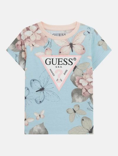 T-shirt manica corta Guess - butterfly