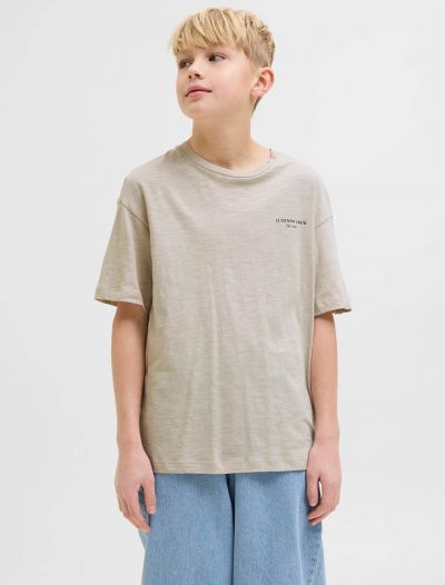 T-shirt manica corta Jack & Jones - beige