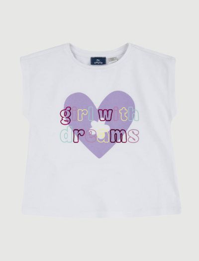 T-shirt manica corta Chicco - bianco