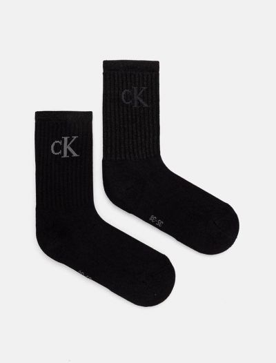Calzini cotone corti Calvin Klein - nero