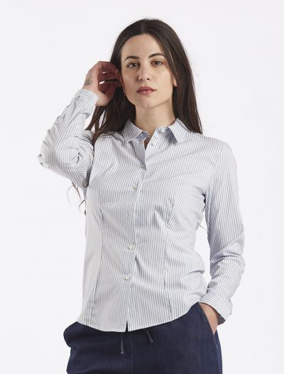 Camicia manica lunga Emme - azzurro