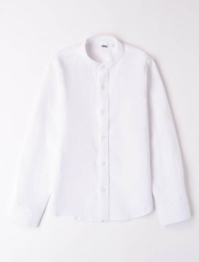 Camicia manica lunga lino I Do - bianco