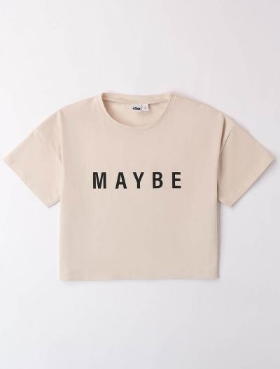 T-shirt manica corta I Do - sand