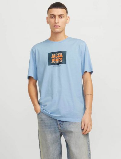 T-shirt manica corta Jack & Jones - blue