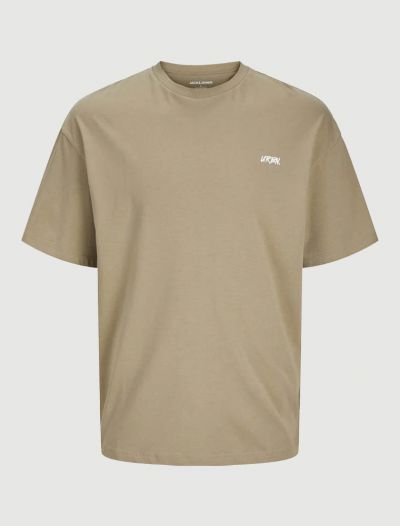 T-shirt manica corta Jack & Jones - beige