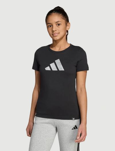 T-shirt manica corta sportiva Adidas - nero