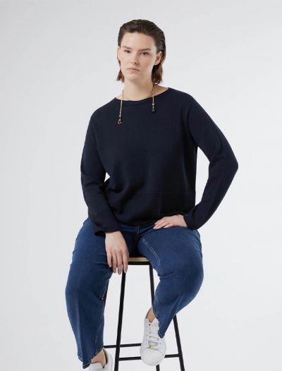 Maglia manica lunga curvy Persona Now - notte