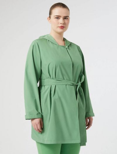 Giaccone curvy Persona Now - verde
