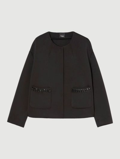 Giacca curvy Persona - nero