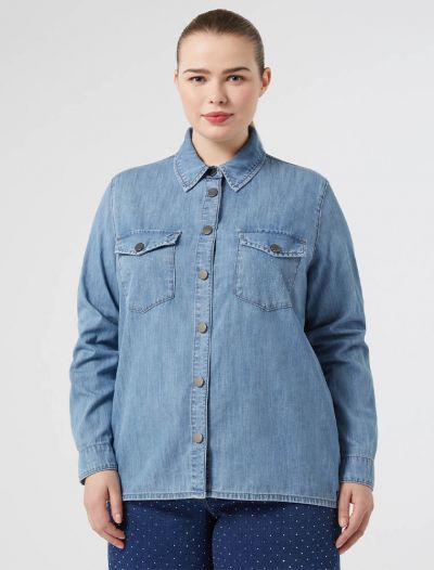 Camicia jeans Persona - denim chiaro