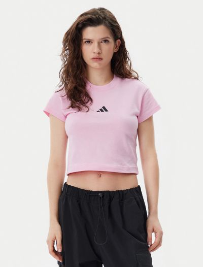 T-shirt manica corta sportiva Adidas - rosa