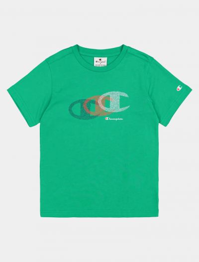 T-shirt manica corta sportiva Champion - verde