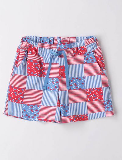 Pantalone corto I Do - rosso blu