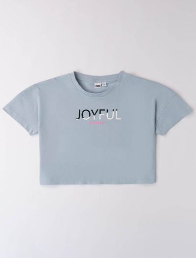 T-shirt manica corta I Do - azzurro