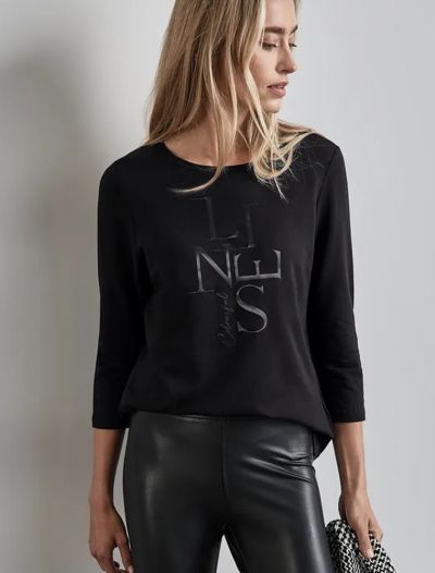 Maglia manica lunga Street One - nero
